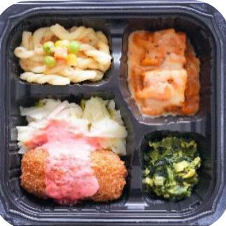 チキンカツの梅マヨソース