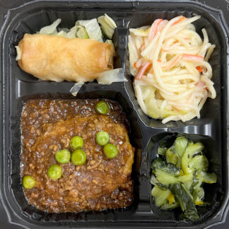 豆腐ハンバーグの麻婆ソース